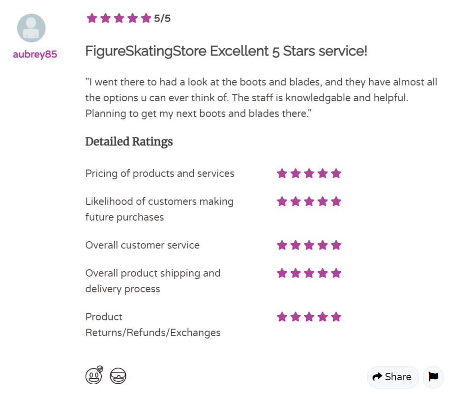 FSS customer review