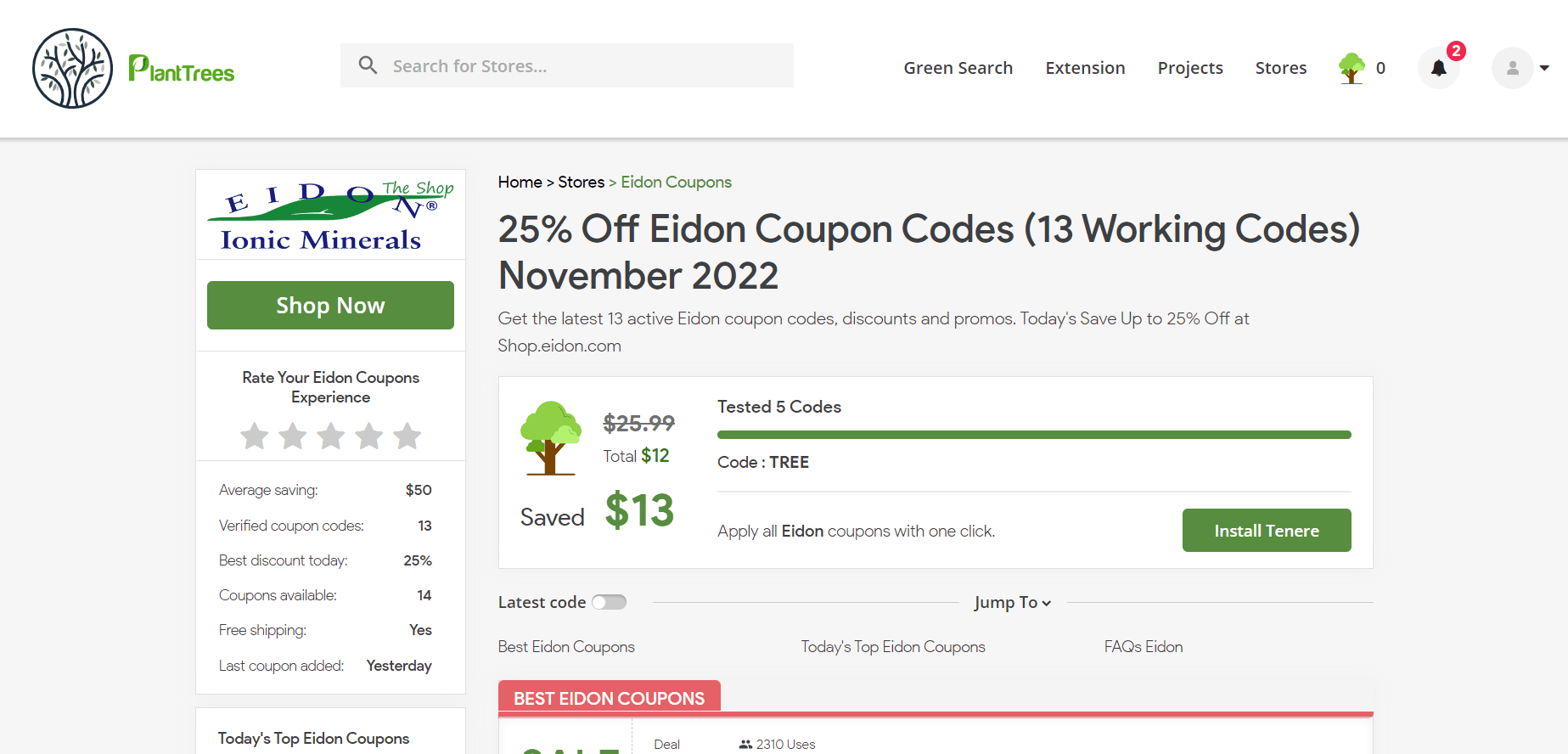 How To Use Eidon Coupon Code 2
