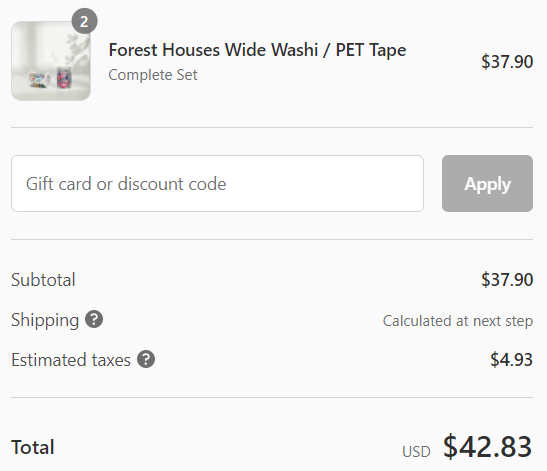 How To Use The Washi Tape Shop Discount Code 1