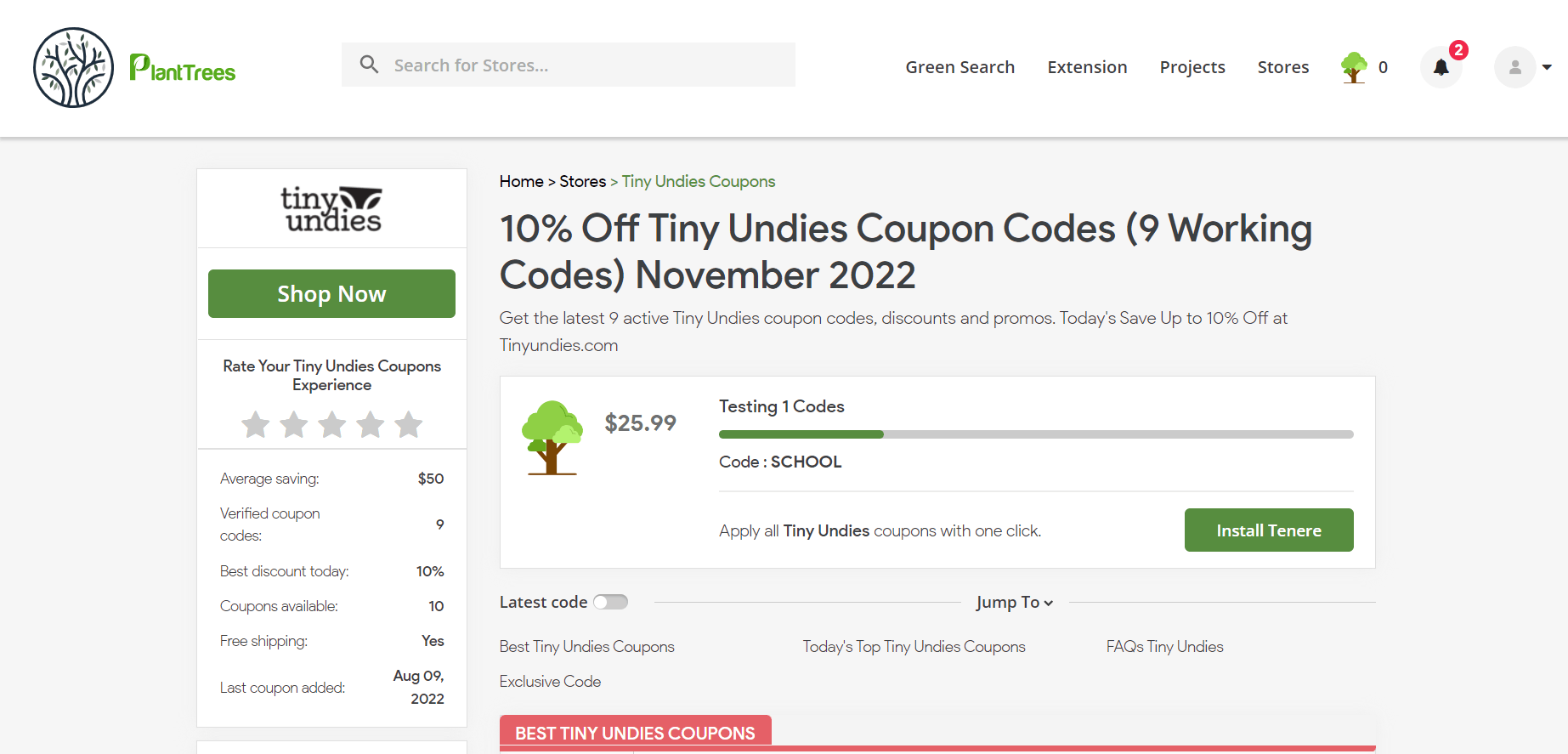How To Use Tiny Undies Coupon Code 2