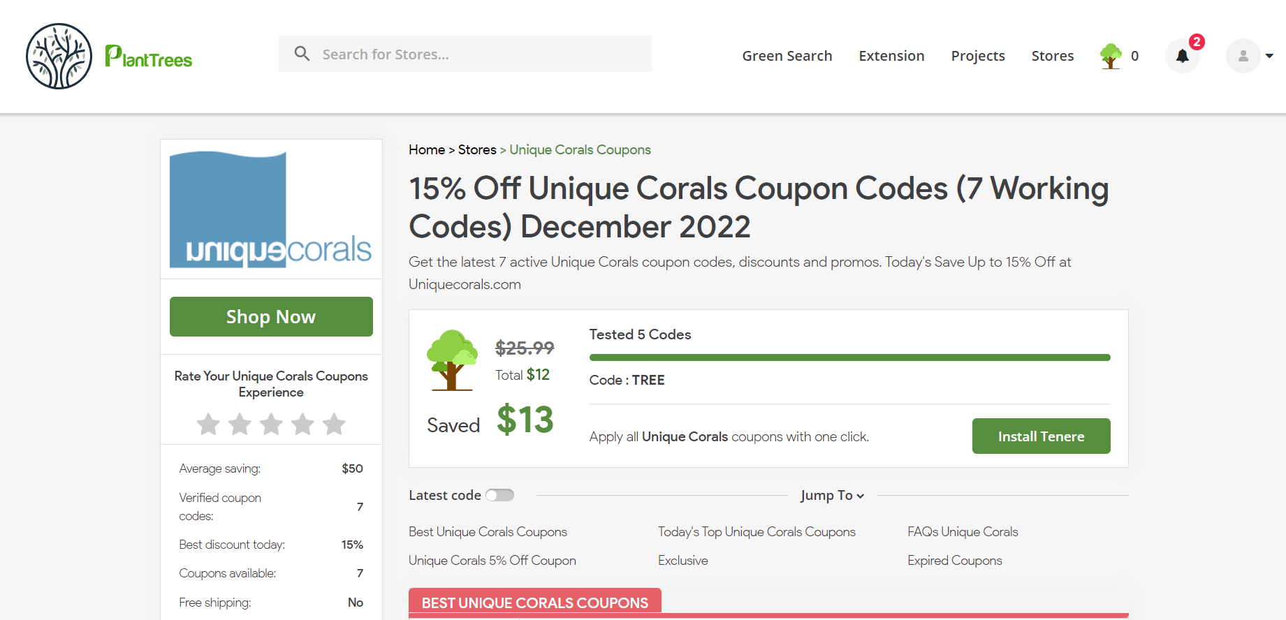 How To Use Unique Corals Discount Code 2