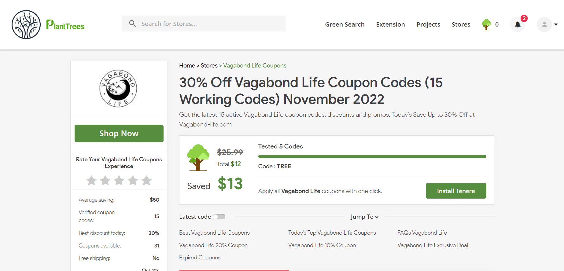 How To Use Vagabond Life Discount Code 2