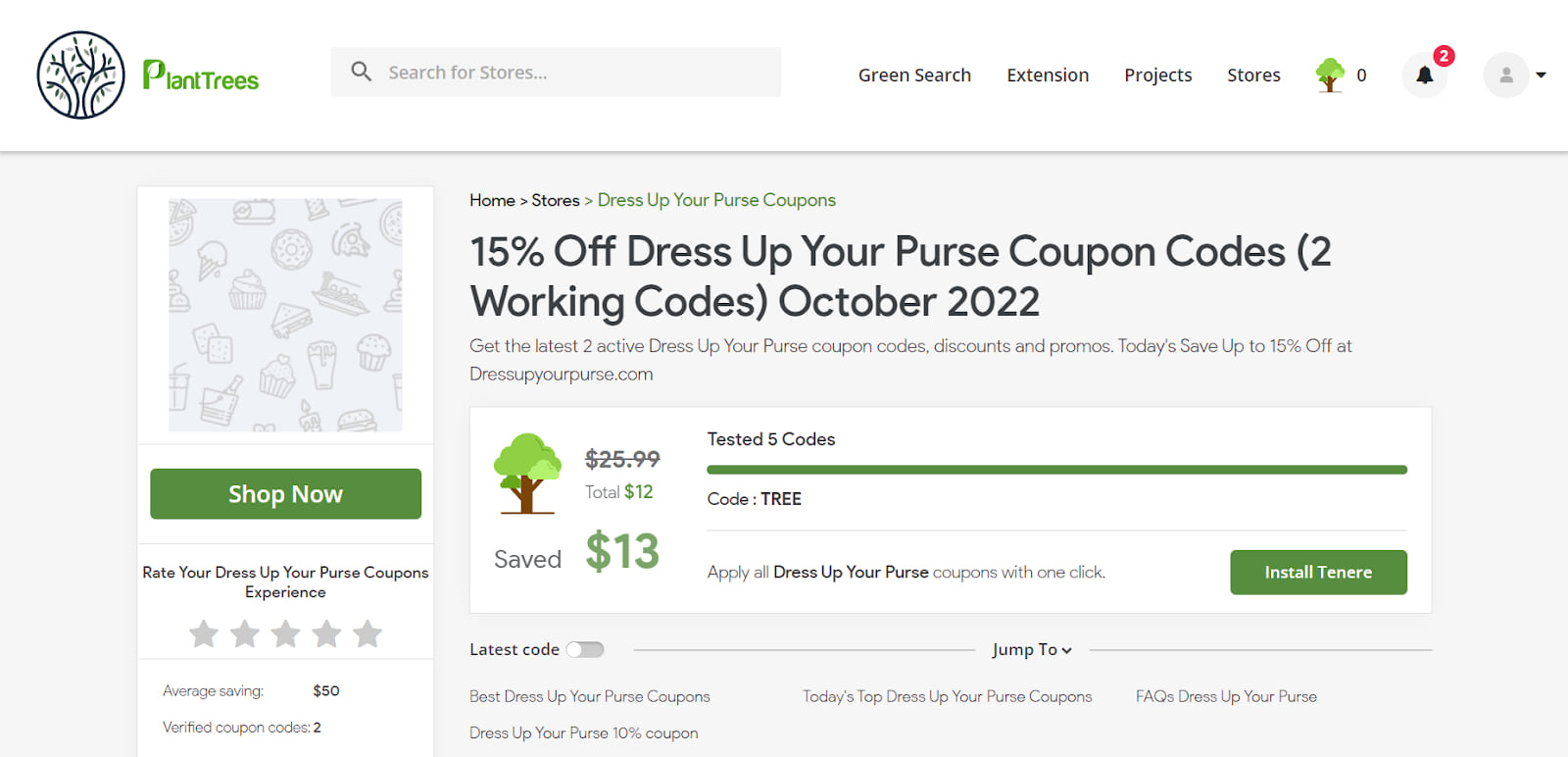 How to use Dress Up Your Purse coupon