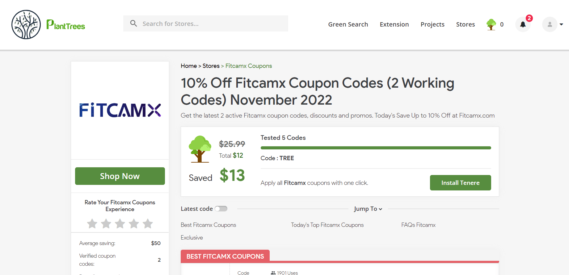 How to use Fitcamx coupon 2
