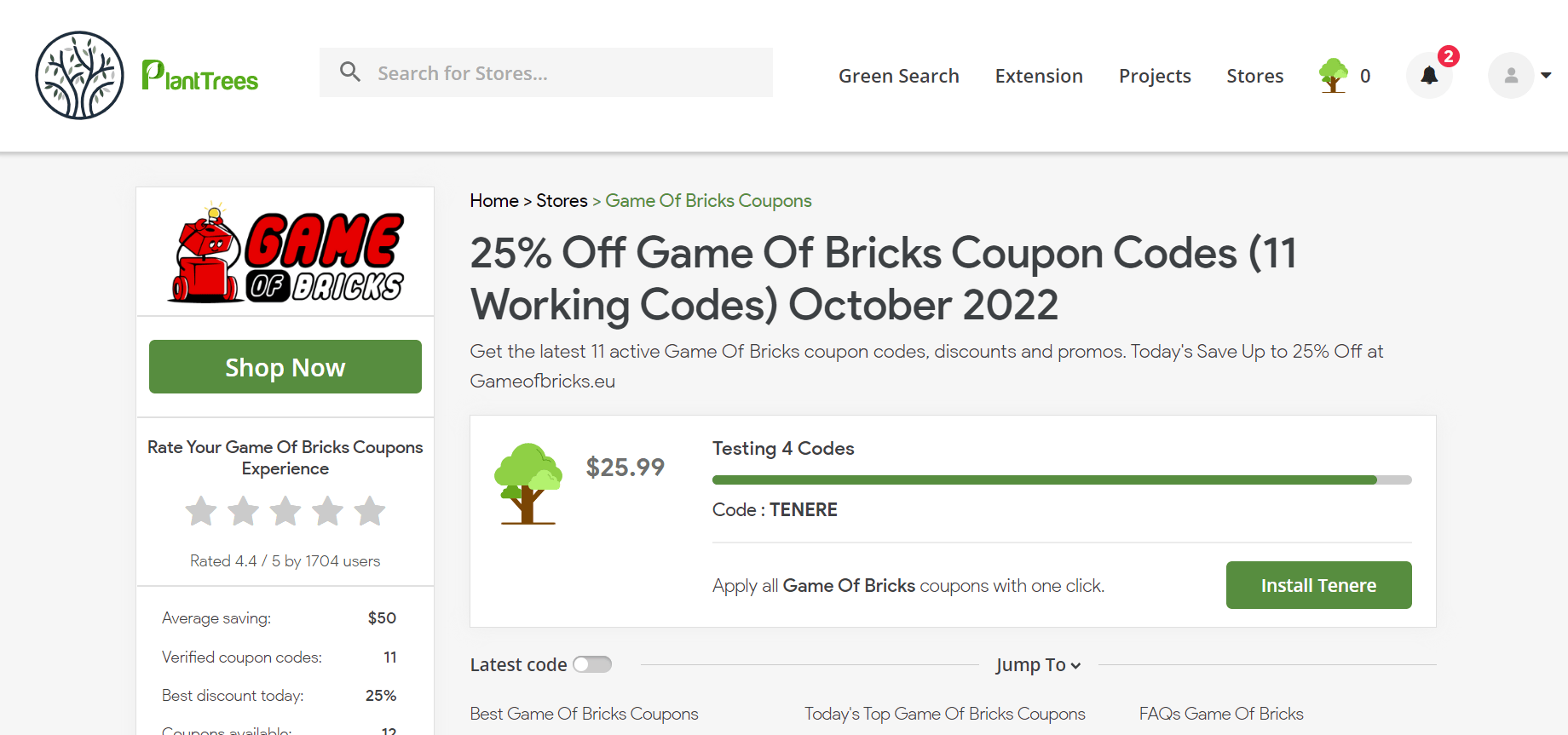 How to use Game of Bricks coupon 2