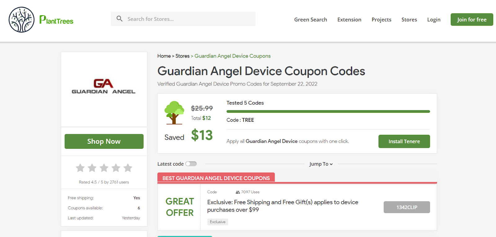 How to use Guardian Angel Device coupon 1