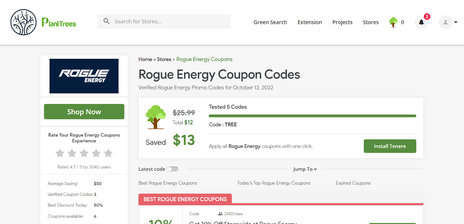 How to use Rogue Energy coupon