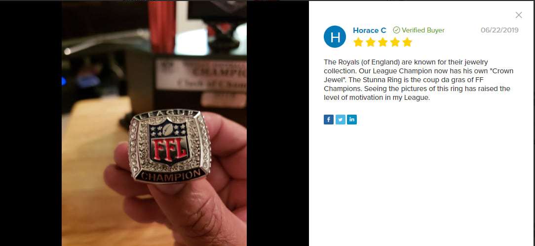 TrophySmack | FFL Stunna Ring