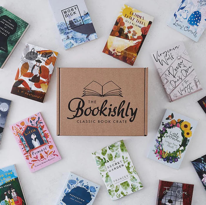 What's included in a Bookishly subscription box?
